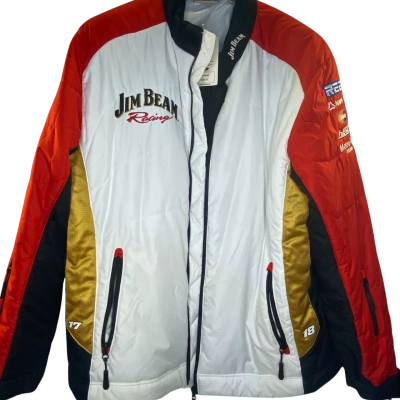  Mens Jacket Size XL Black  / Red / White 