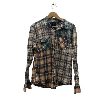 Guess Mens  Size L Long Sleeve Shirt Checked / Multicoloured 