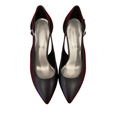  Womens "5th Avenue"  Size 38 Black  Sling Back Shoes