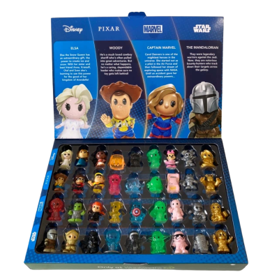 Disney Ooshies Full Set Of 36 In Collectors Case(s) - Used Very