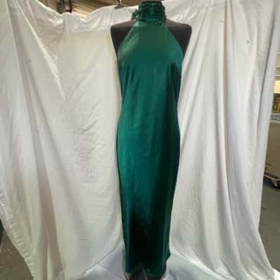 Meshki  Size M Maxi Dress Green 