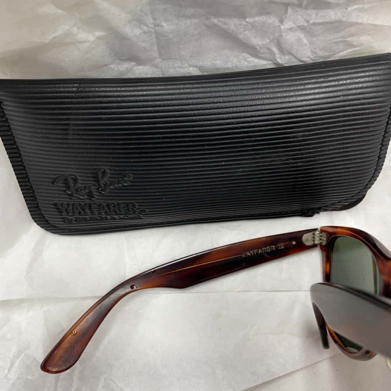 RayBan Vintage 80s B&L WAYFARER II USA製 Ray Ban B&L Wayfarer II Vintage Sunglasses Made in USA 80's