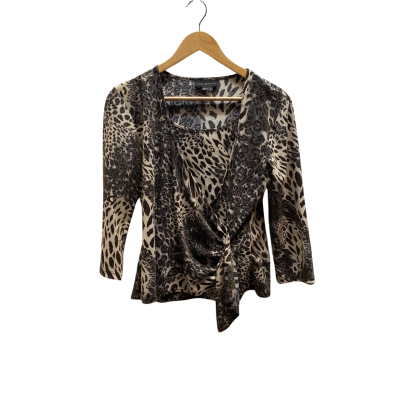 Liz Jordan Womens Size L Animal print Top