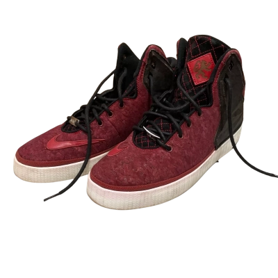 Nike LeBron 11 Lifestyle ‘Red Cork’ Mens Size 10 Sneakers Black  / Red 