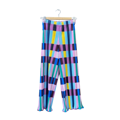 Gorman Size 6 Casual Pants Multicoloured/Pattern/Purple 