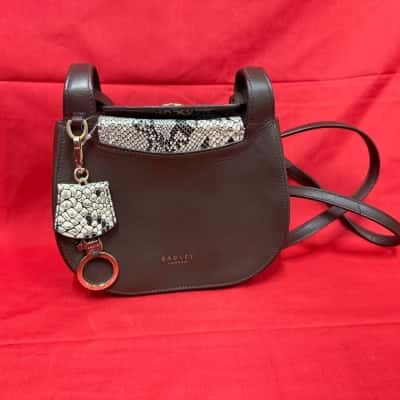Radley London Dark Brown Half Moon Shoulder Bag