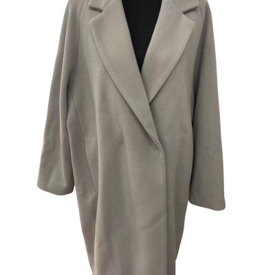 H&M Women’s  Long Jacket with side pockets - Size M - Grey 