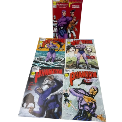 The Phantom The Castle Of Evil and 4 other comics