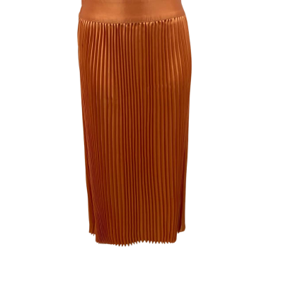 Seed Womens  Size 8 Maxi Skirt Burnt Orange / Orange 