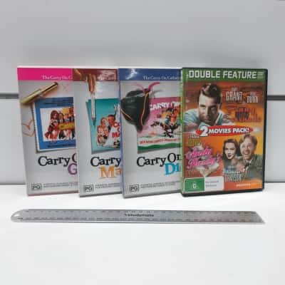 Carry On Movie Franchise & Classic Comedy DVD Bundle (4 Items)