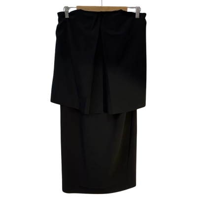 Cedric Charlier Womens  Size 12 Cocktail Dress Black  