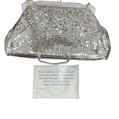 Oroton Evening Bag Silver 