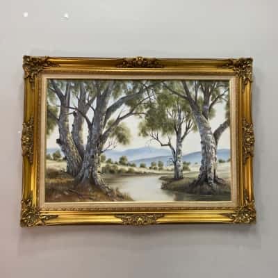 Australian Landscape Oil Painting by Nomi Kos 