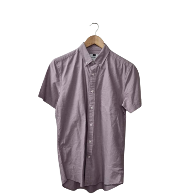 Topman Men's Size S Short Sleeve Shirt in Light Purple 
