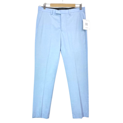  Harry Brown London Sky Blue Skinny Fit Trousers Size 32
