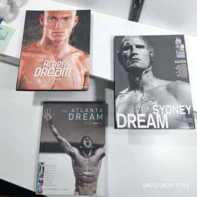 3x Black & White Books 