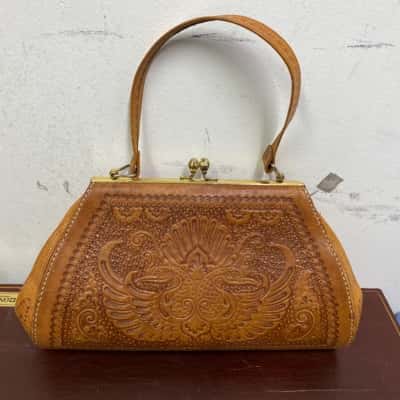  Womens Handbag Brown 