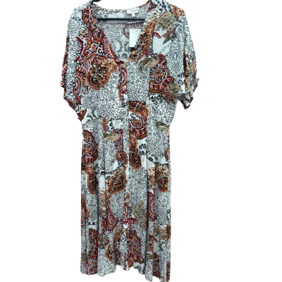 BNWT Capture Womens  Size 14 Paisley Midi Dress 