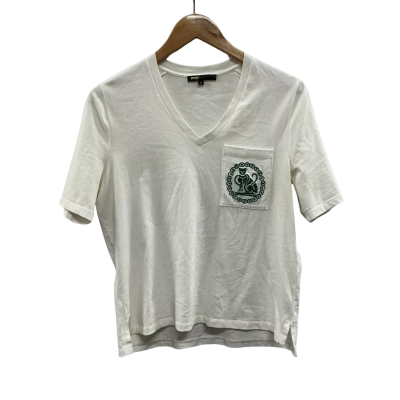 Maje Womens Size 3 T-shirt White
