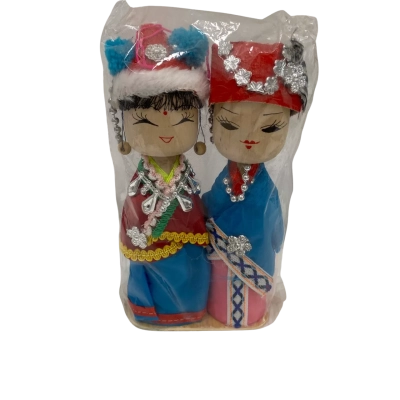 Transitions Chinese Couple Doll Set 