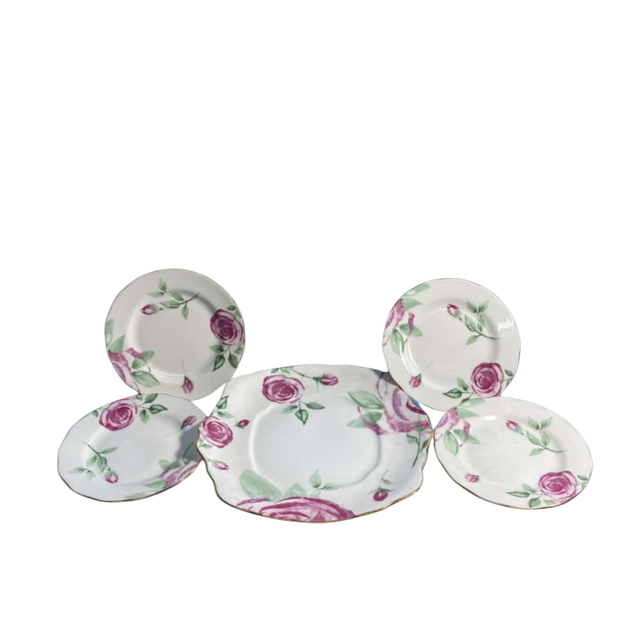 royal-albert-bone-china-plate-set-5pcs-rose-clouds-series-s