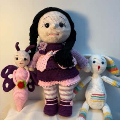 NEW!! Handmade Crochet Dolls 