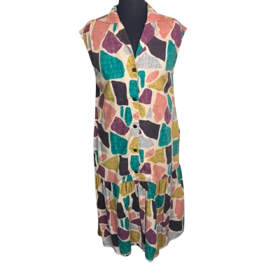 Gorman Womens  Size 8 Sleeveless Dress  Multicoloured 