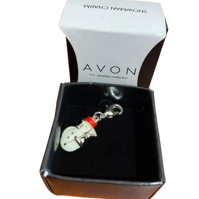 Avon snowman charm 
