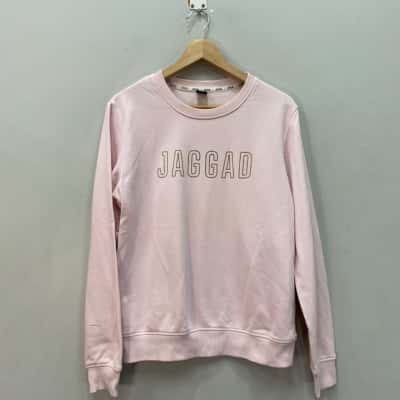 Jaggad Womens  Size M Lightweight Cotton Jumper Pink  