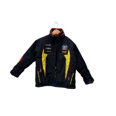 BOB JANE T-MARTS  Kids  Size 8 Racing Jacket Navy Blue 