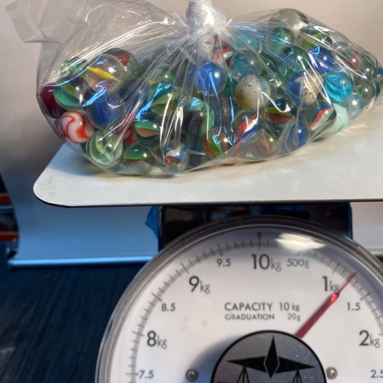 70s marbles cat eyes fireballs jade 1.1kg bundle (s)