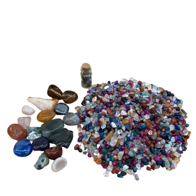 Gemstones - Including larger polished Stones and Gemstone Chips