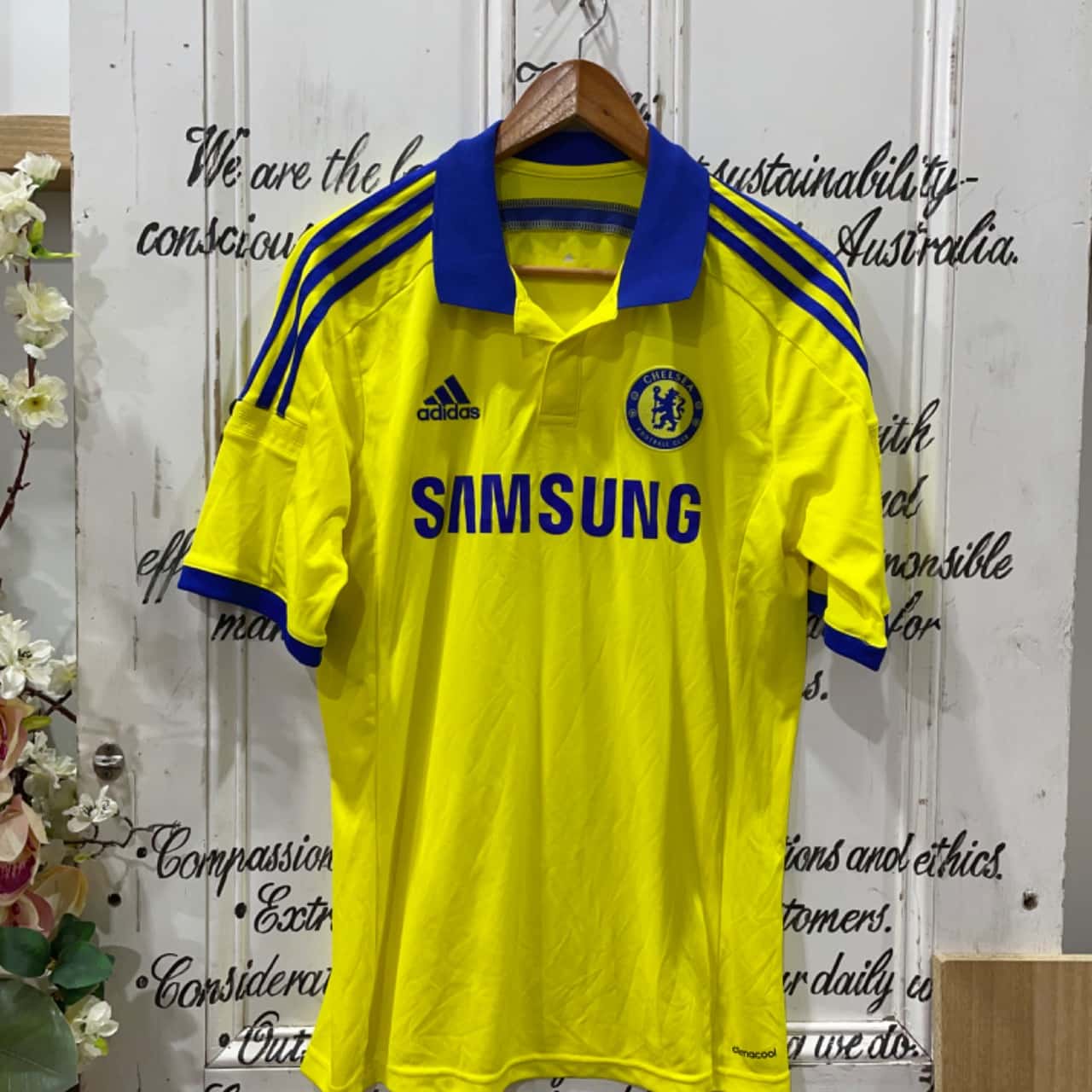 Adidas Brand! CLIMACOOL SHIRT CHELSEA FOOTBALL CLUB Unisex Size M