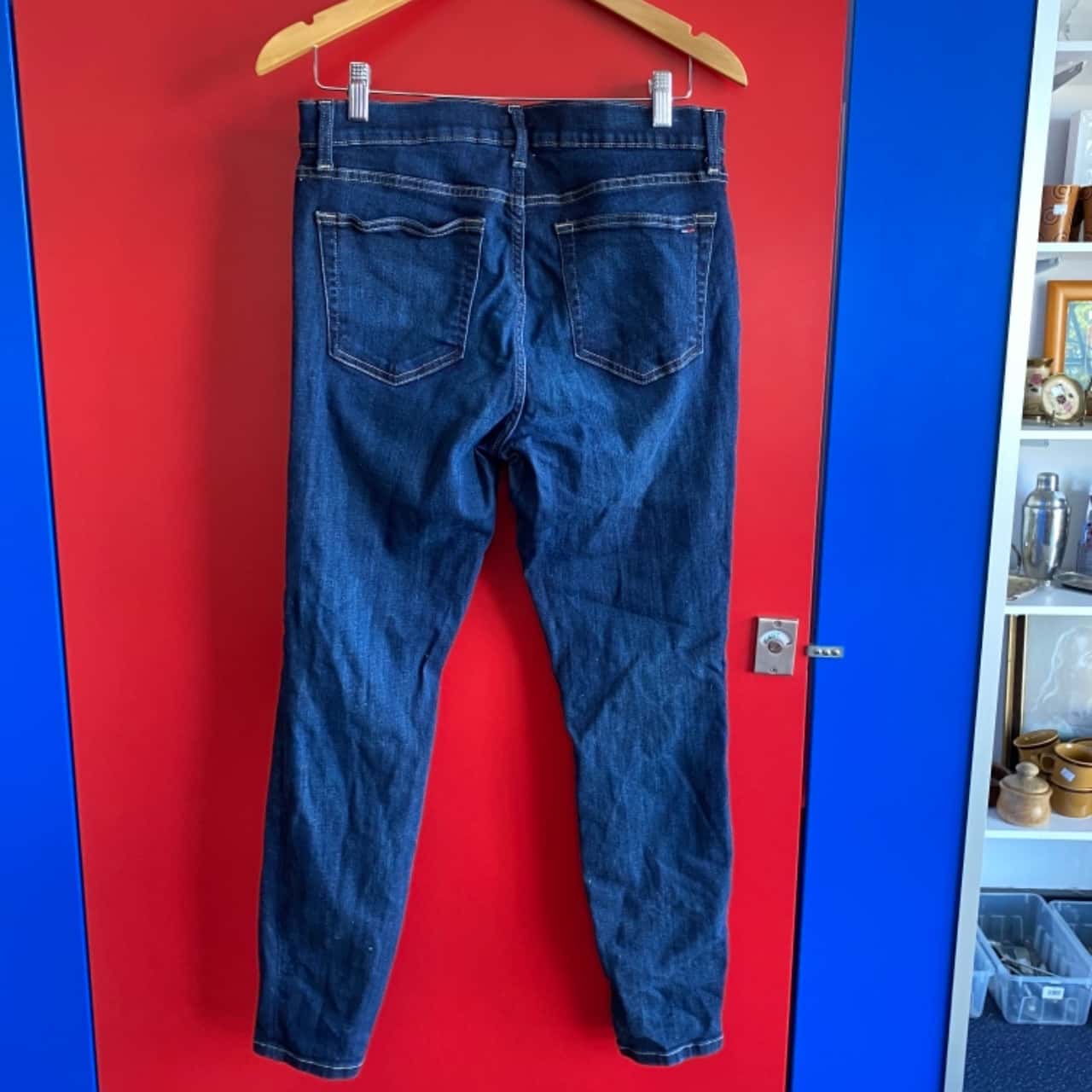 Tommy Hilfiger Womens Size 10 Skinny Jeans Blue (s)