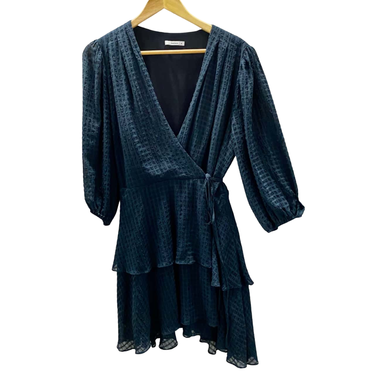 Sheike blue V neck dress Size 16(s)