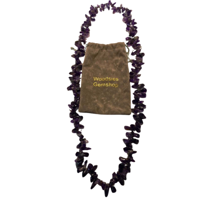  Womens Amethyst Necklace shades of Purple 