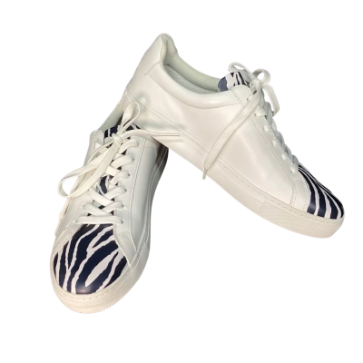  G Force  Size 10 Golf Sneakers Animal print / Black  / White 
