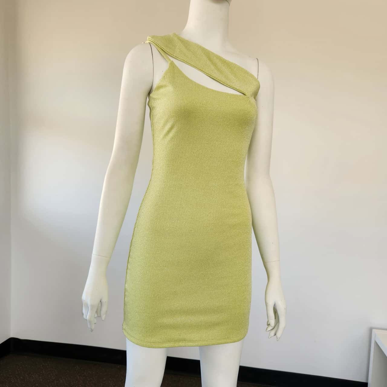 Hightower Mini Dress - Lime Green