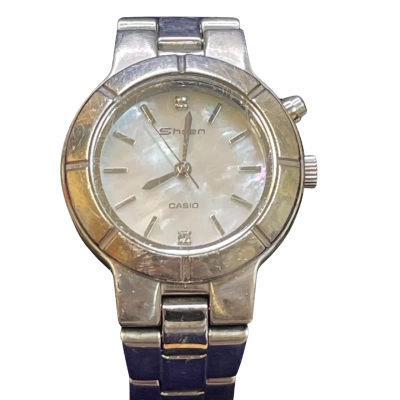 Casio Womens Mother of Pearl Analogue Watch