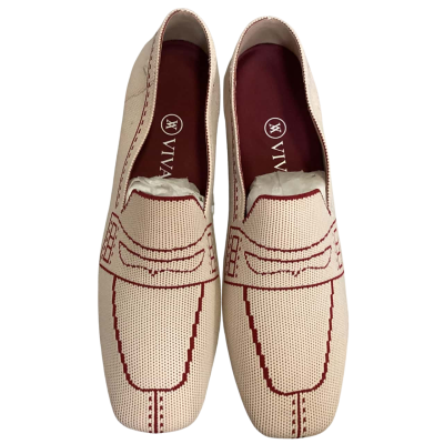 Vivaia Womens  Size 40 Khaki / Red 
