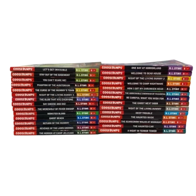 28x Goosebumps Books 