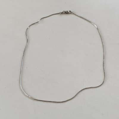 925 Sterling SIlver Italy Chain Necklace 