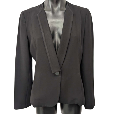 Perri Cutten Womens Black Blazer 