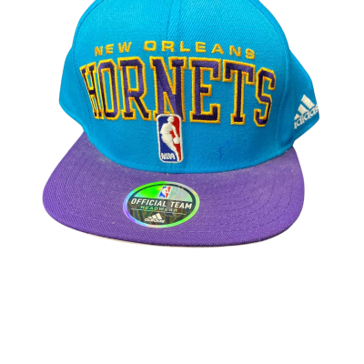 Adidas ‘New Orleans Hornets’ Mens  Size One Size Cap Blue / Purple 