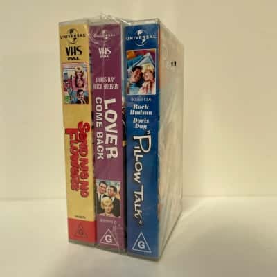 Rock Hudson & Dorris day vhs set of 3