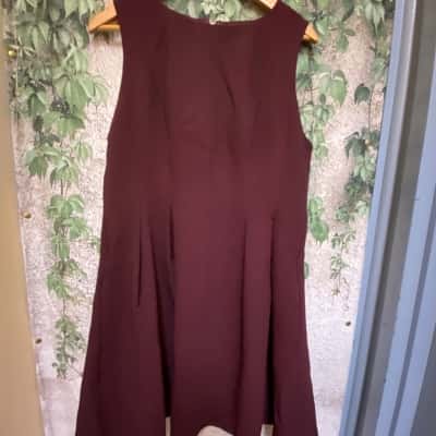 Portmans Women's  Size 16 Pinot Port Wine Sleeveless Dress