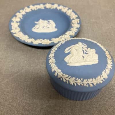 Wedgwood gorgeous trinket dish, and plate