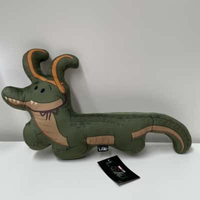 Loki Marvel Studios crocodile cushion