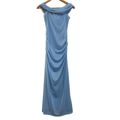 Kookai Womens  Size 6 Off The Shoulder Dress Blue 