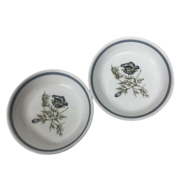 Wedgwood 'Glen Mist' Susie Cooper/ Sweet/Jam Dish x 2 - Made in England